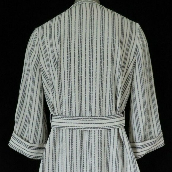 Tommy Hilfiger Women's Striped Belted Shirtdress - Picture 4 of 6